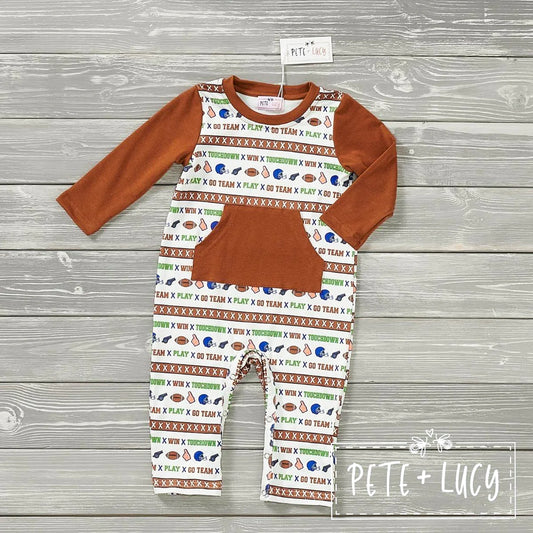 Football Boy Infant Romper