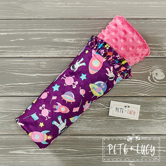 Colorful Space - Minky Blanket