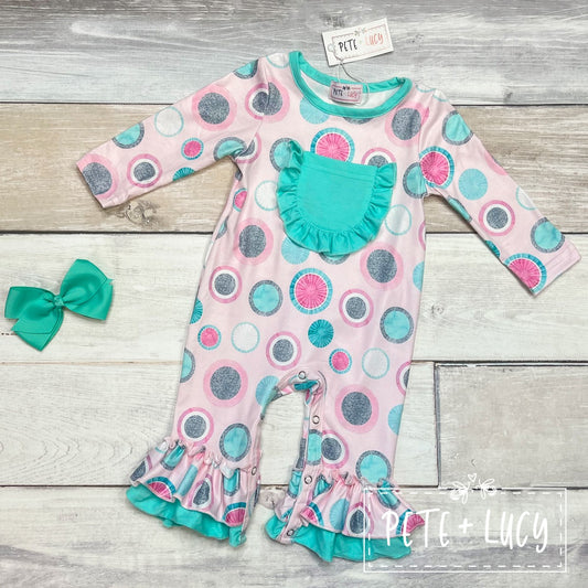 All About Dots Infant Romper